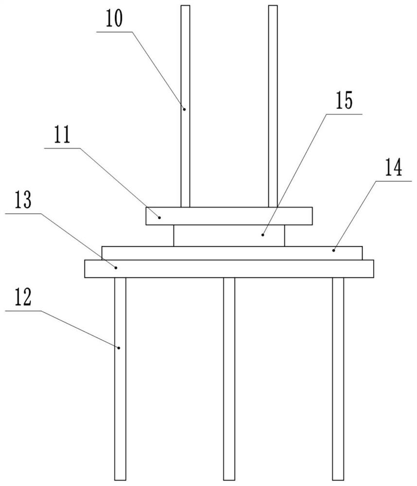 Concrete structure connecting joint with sliding support