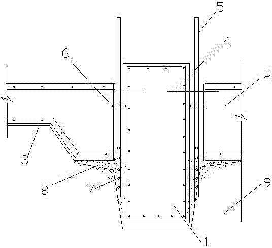 Grouting reinforcement construction method for foundation bottom disengaging