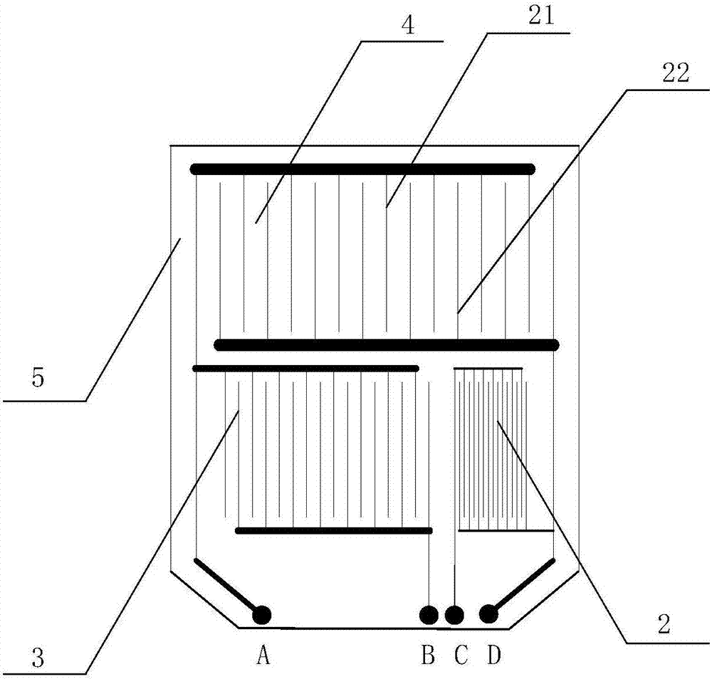 Macromolecule intralayer shear orientation measurement method based on interdigital electrode