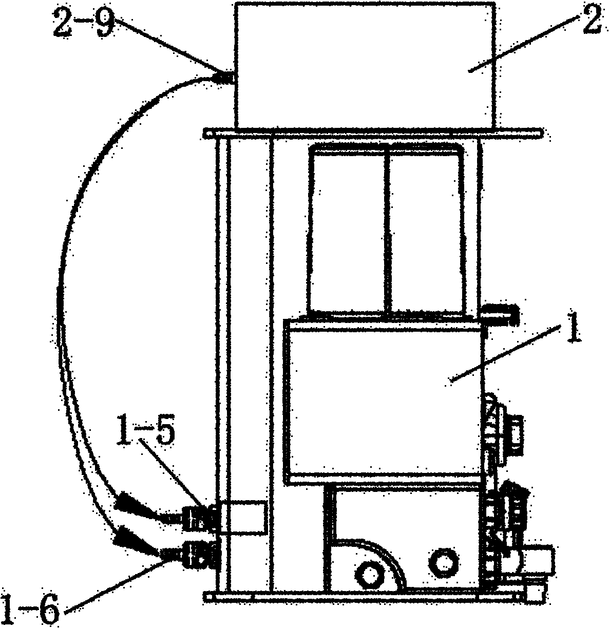 Portable anesthesia machine based on oxygen self-supplying