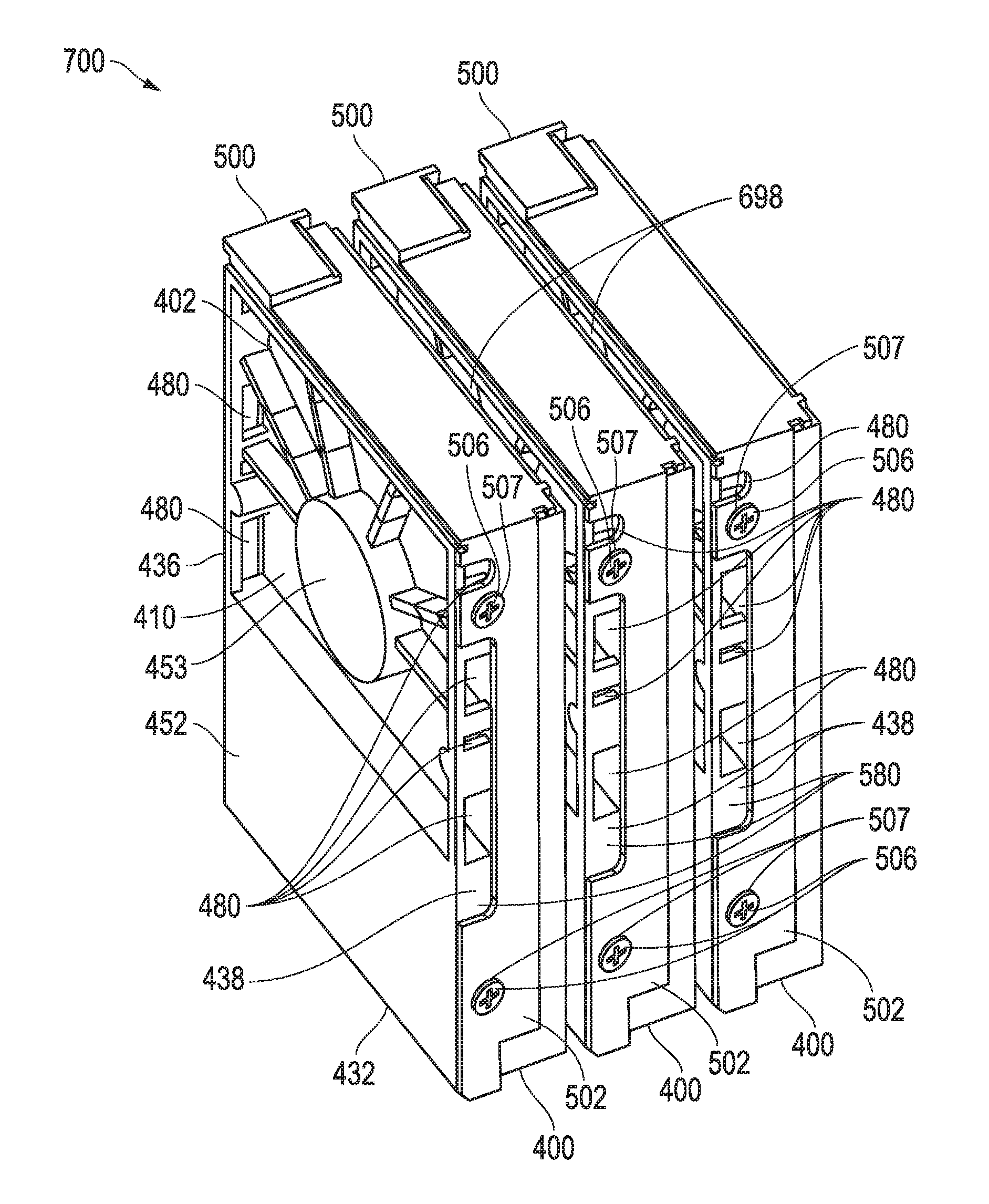 Disk Drive Carriers And Mountable Hard Drive Systems With Improved Air Flow
