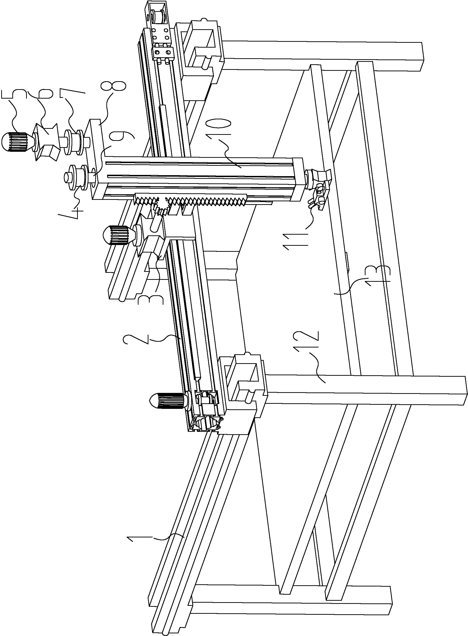 Transmission self-locking device for rotary Z shaft of spray-painting device