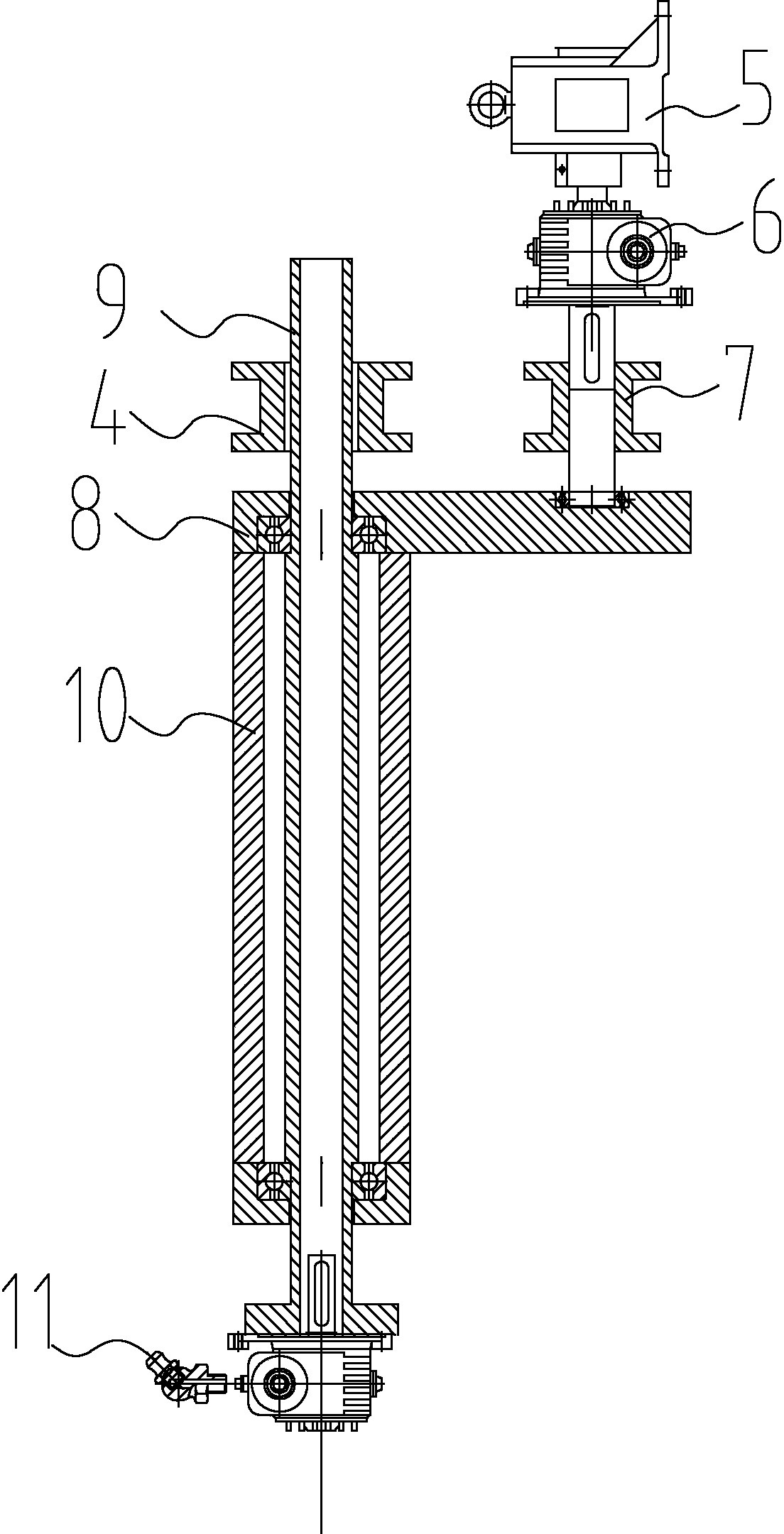 Transmission self-locking device for rotary Z shaft of spray-painting device
