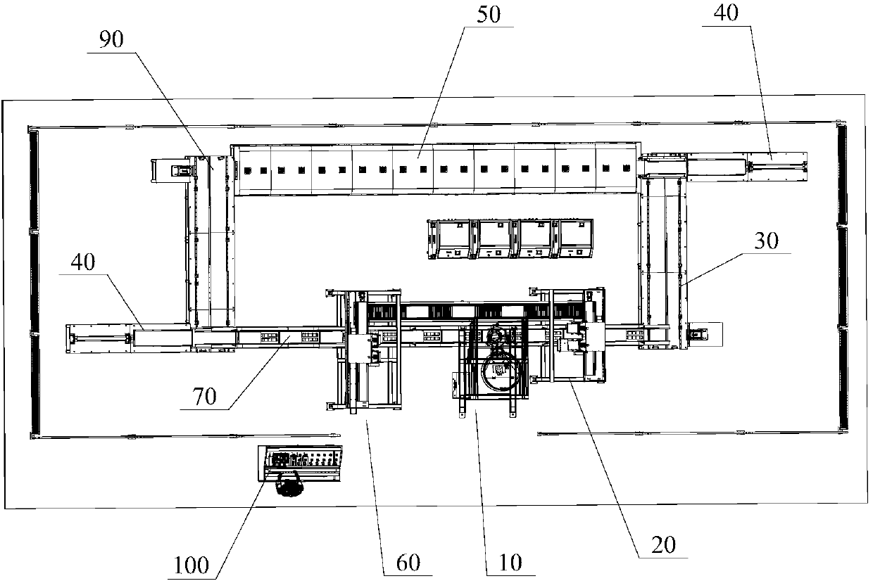 Full-automatic production line system for gold ingots and silver ingots