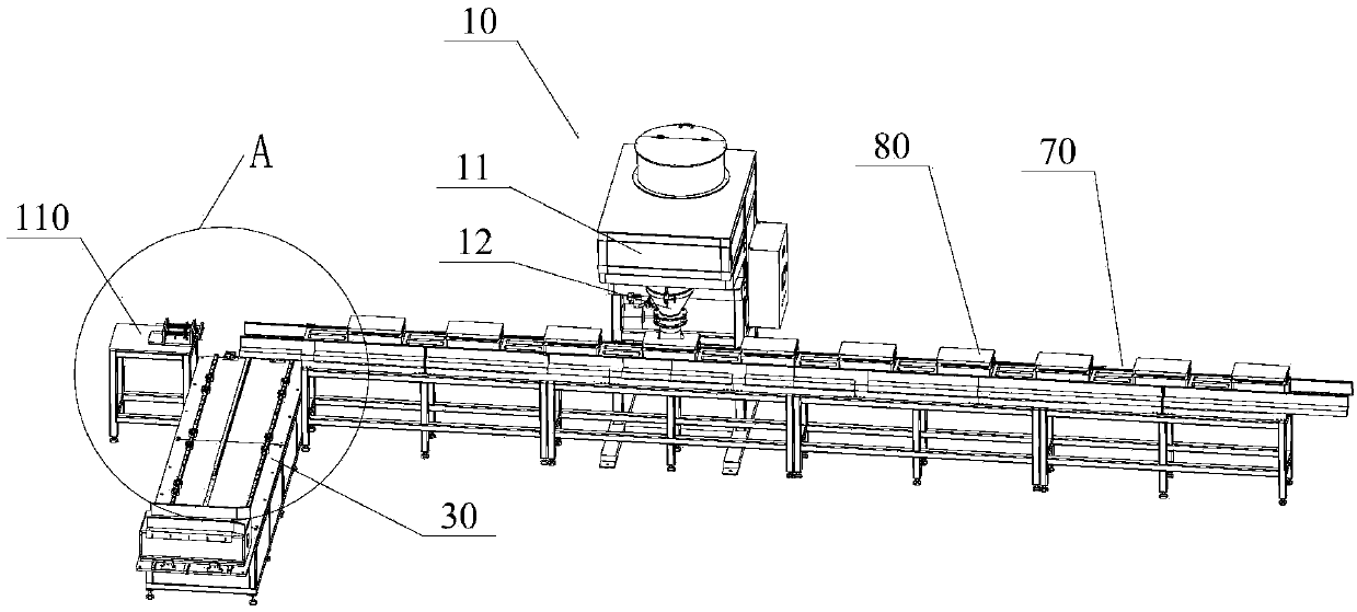 Full-automatic production line system for gold ingots and silver ingots