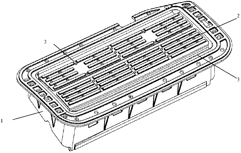 Automobile air bag fixing and reinforcing structure