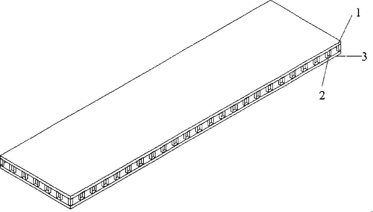 Bituminous pavement provided with lattice structure transition compound layer and construction method thereof