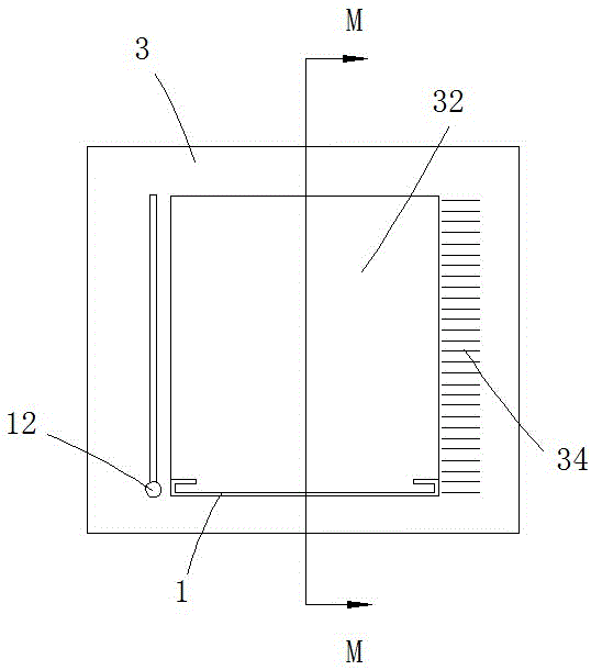 Detection device and detection method for slidably in-situ measuring dissolved oxygen of muddy water interface