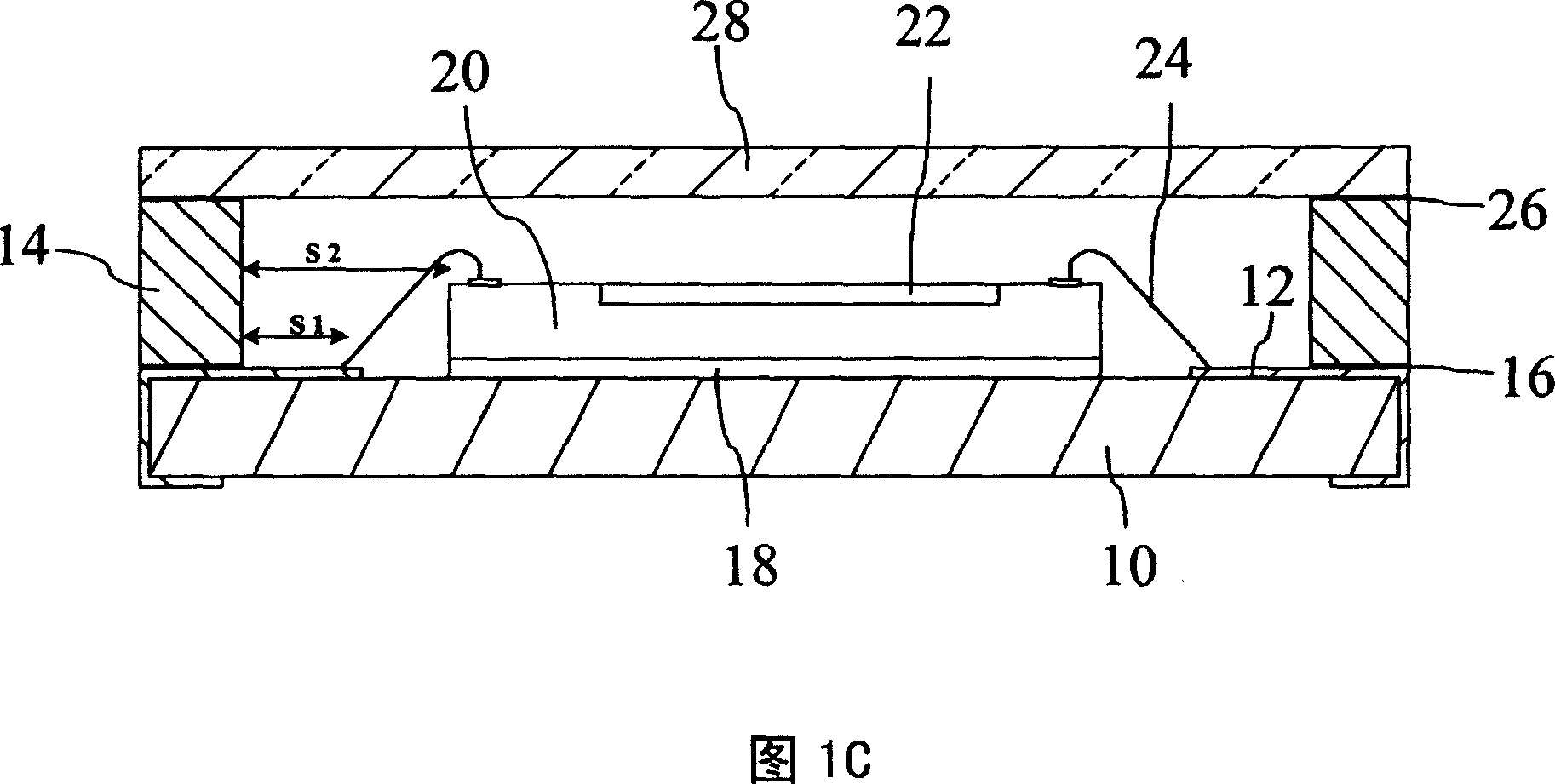 Packaging structure for optical sensing assembly and method of manufacture