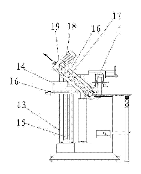 Edge polishing machine for irregular edges