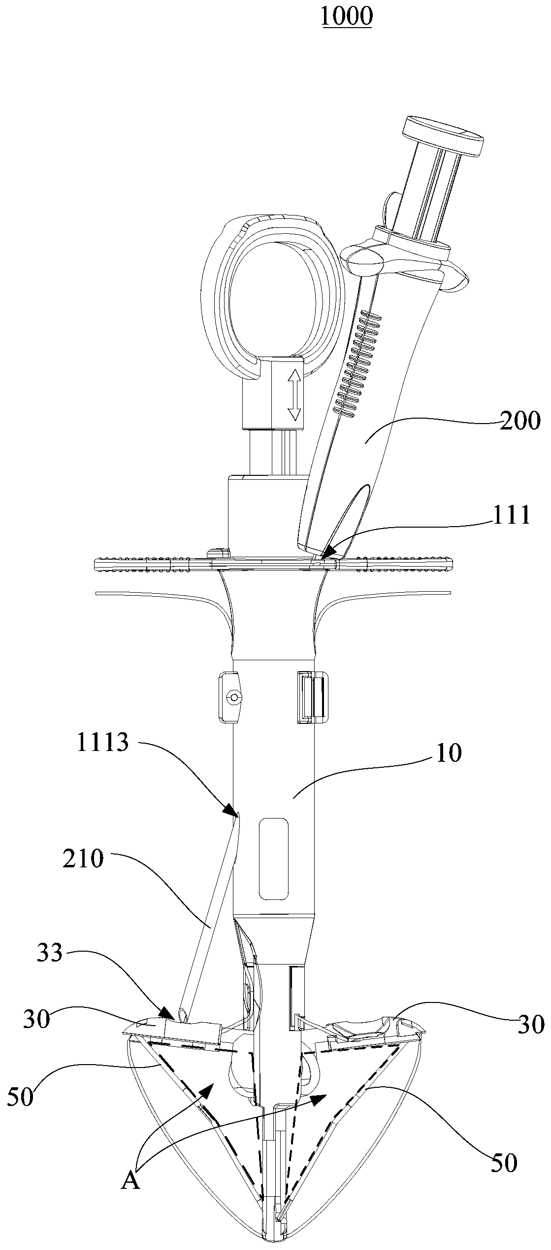 Suture fixer and stitching instrument
