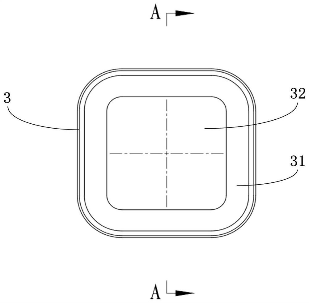 Self-compensating soft sealing structure of plug valve