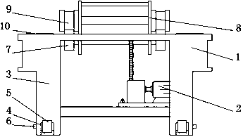 Convenient-to-transport hemming machine