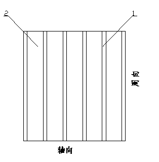 Method for improving tube bundle effect of heat transfer tube