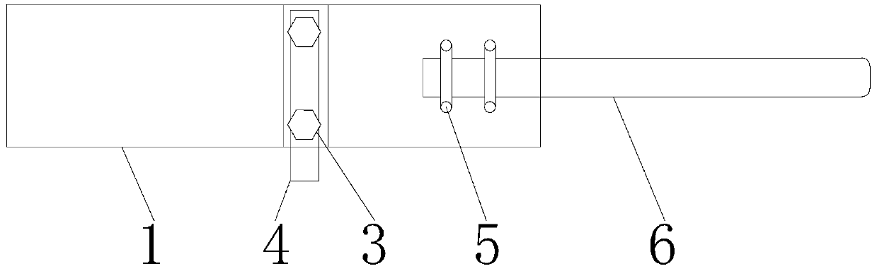 Special tool for drawing lines on anode guide rod