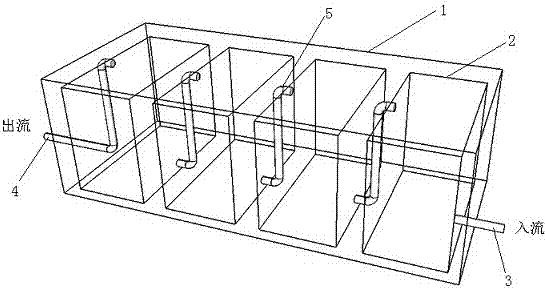 Function and capacity modular design-based non-point source water purification bioreactor and preparation method thereof