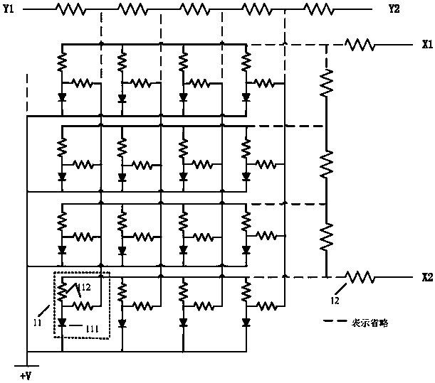 PET detector position coding circuit, method and device