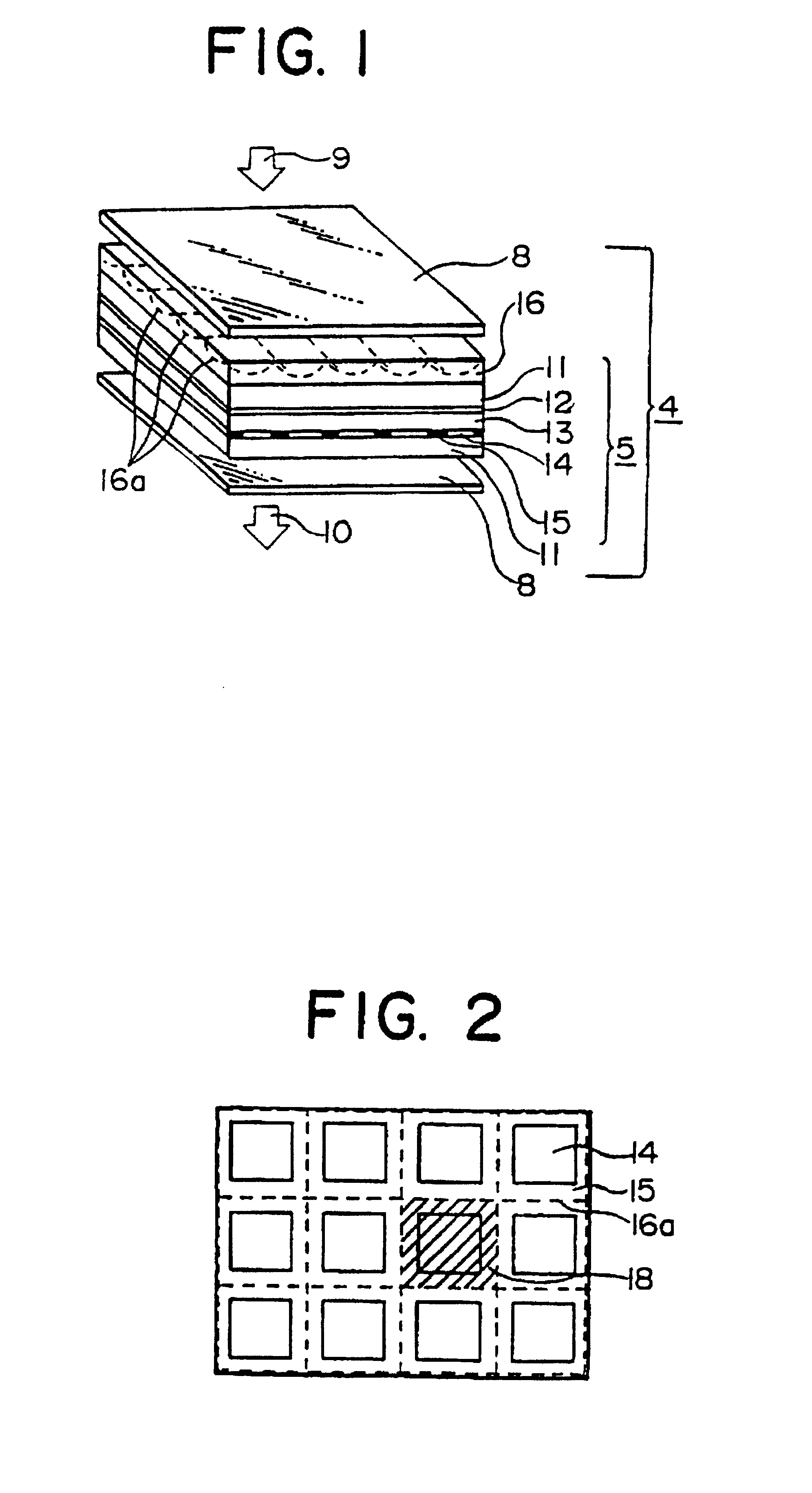 Liquid crystal display element and micro-lens arrangement and a display using the same