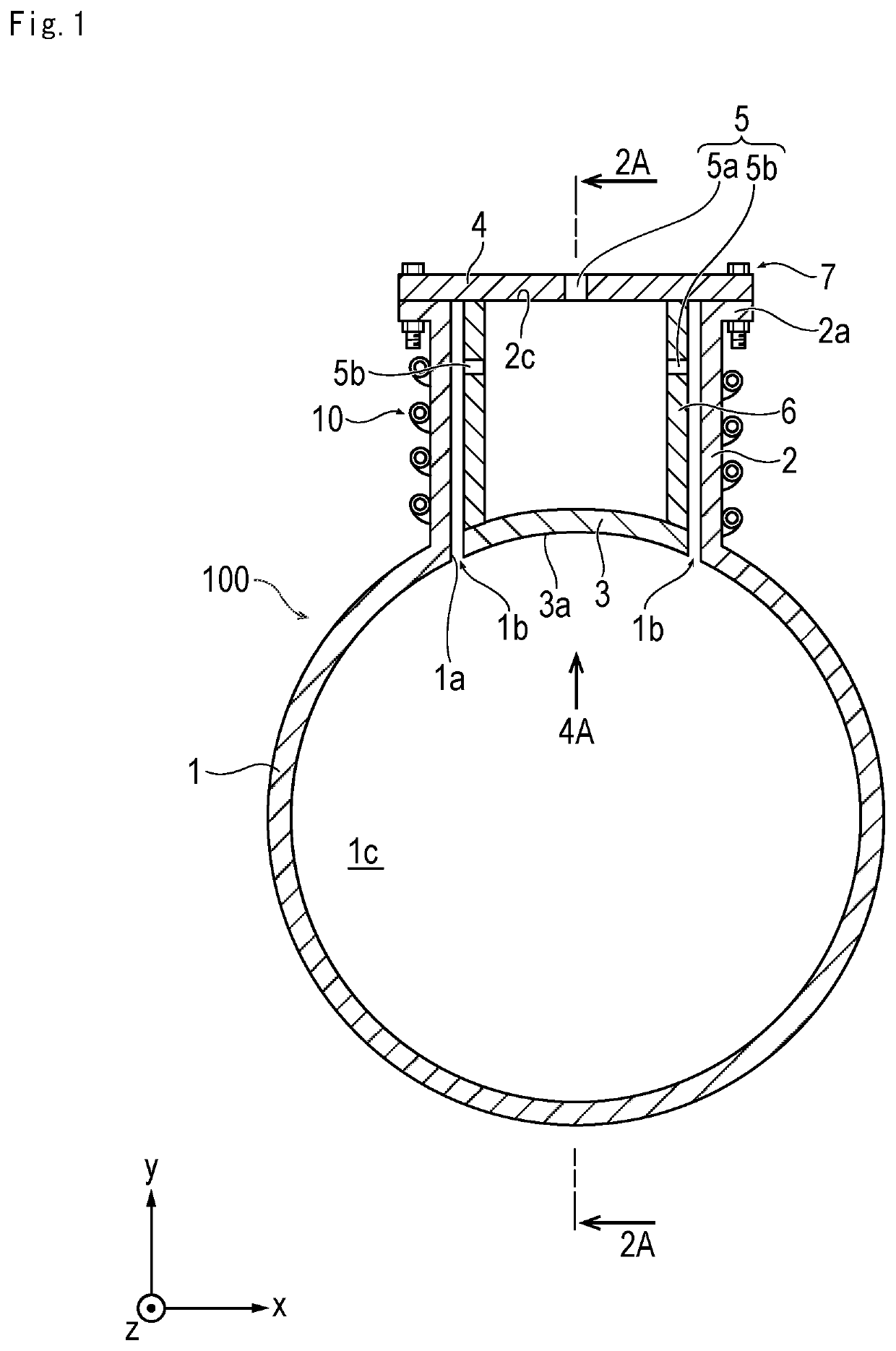 Easily polymerizable substance handling device