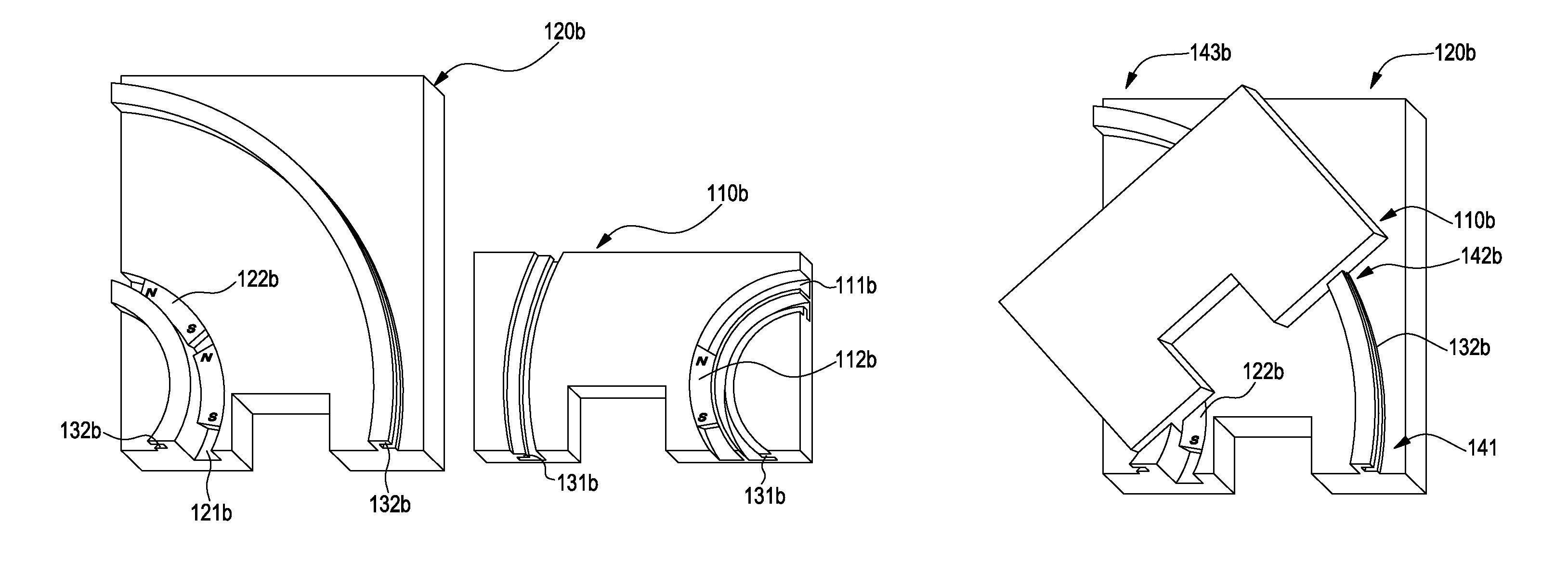 Multi-stage sliding structure of handheld device