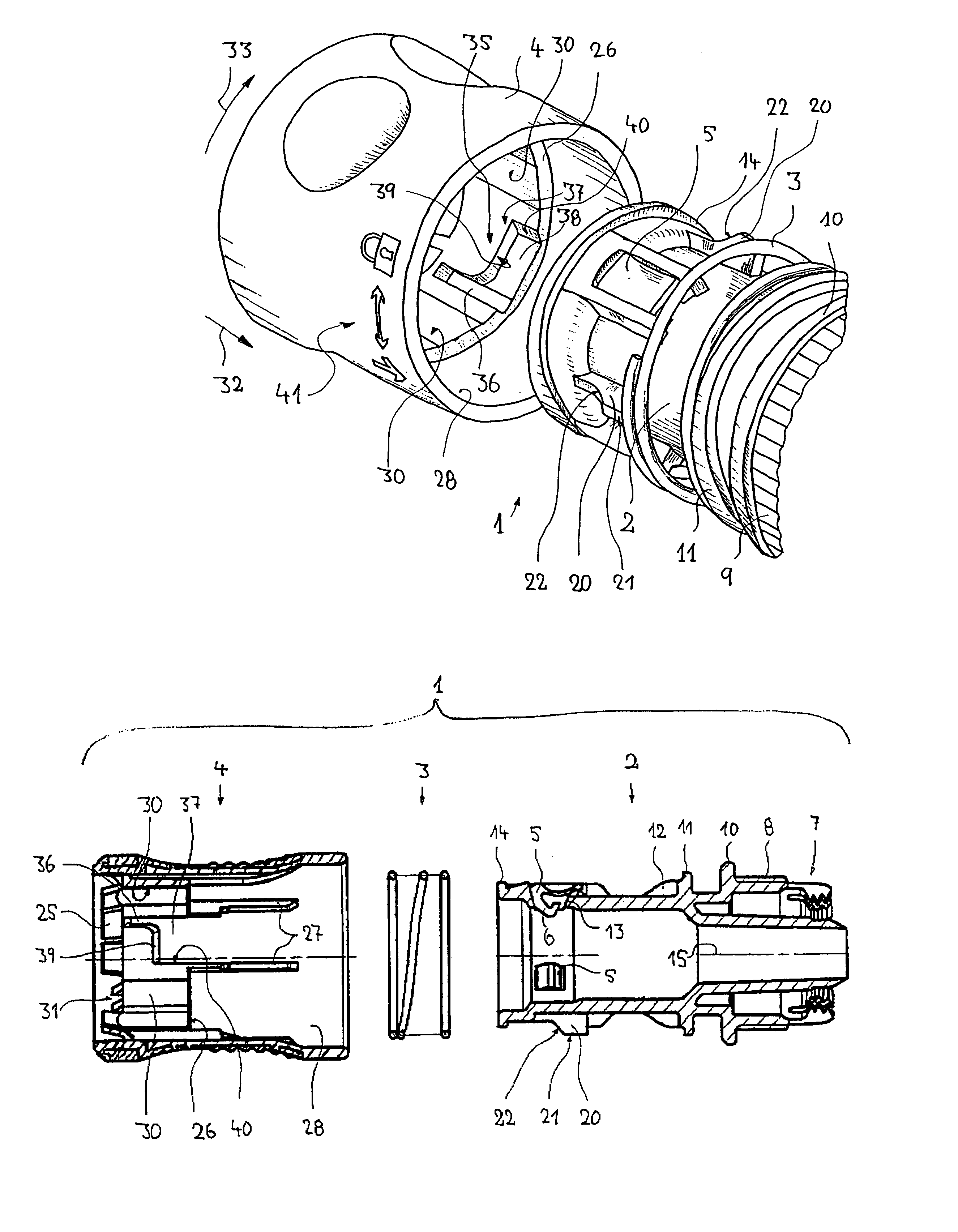 Coupling part for a fluid coupling device