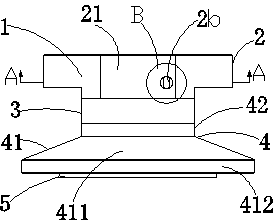 Compound type pneumatic non-contact gas claw