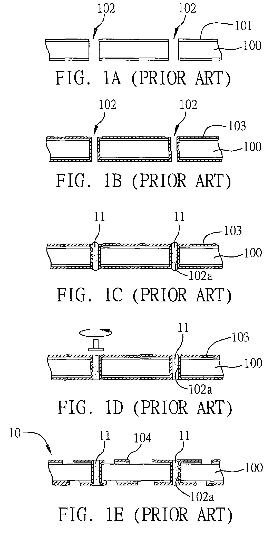 Structure of circuit board and method for fabricating same
