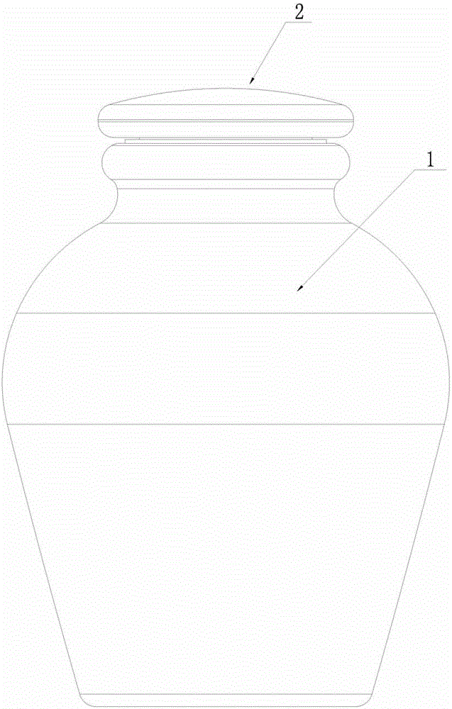 Screwing and clamping type wine jar sealing cover