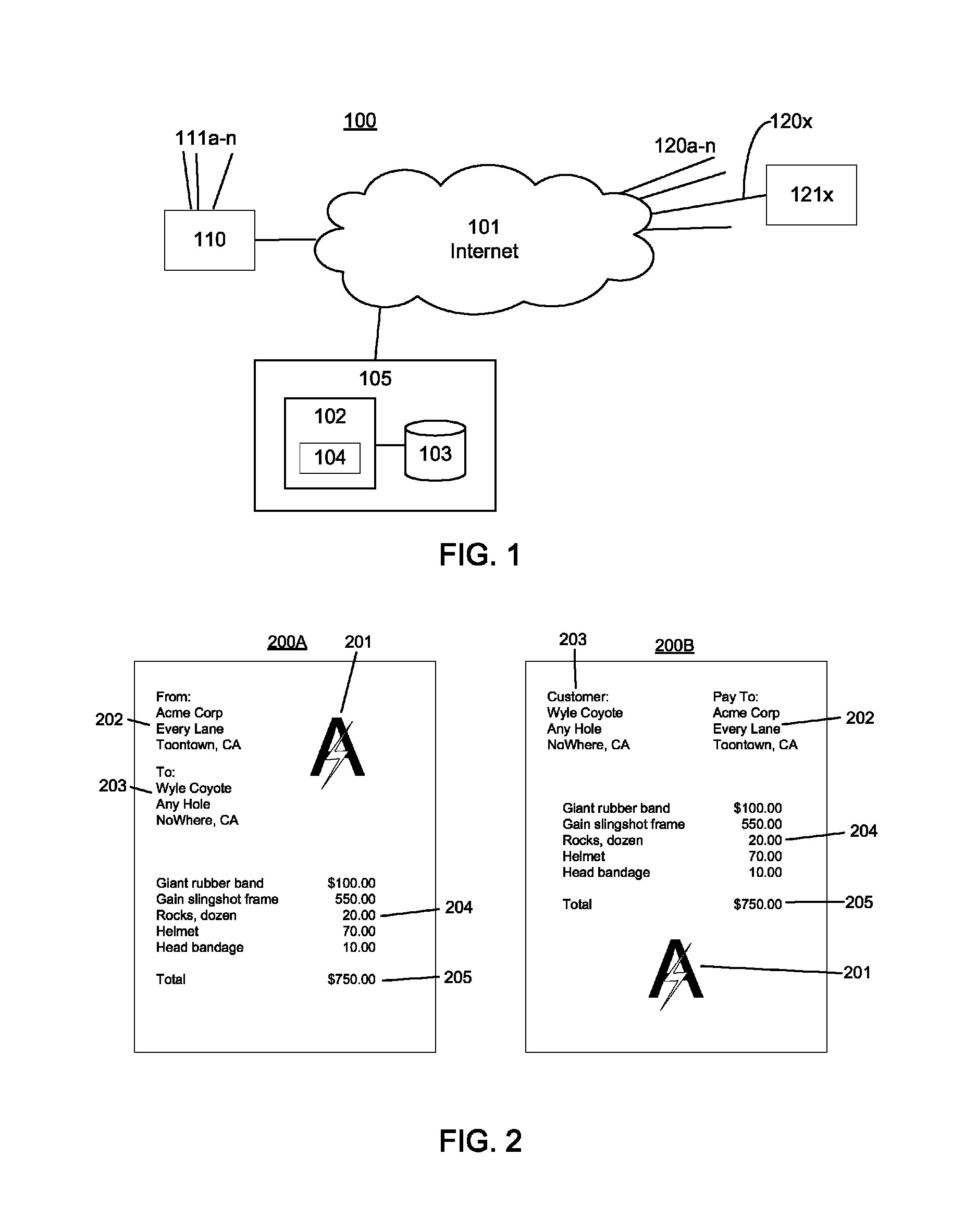 System and method for enhanced generation of invoice payment documents