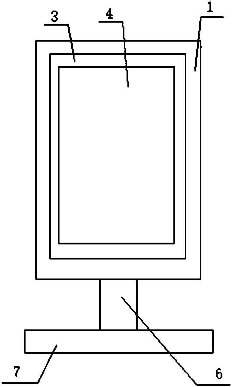 Supporting mechanism of multi-faced display