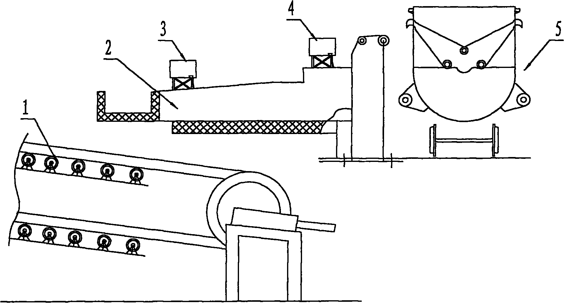 Method for smelting ultra-low sulfur, silicon and titanium grey nodular cast iron by pig iron