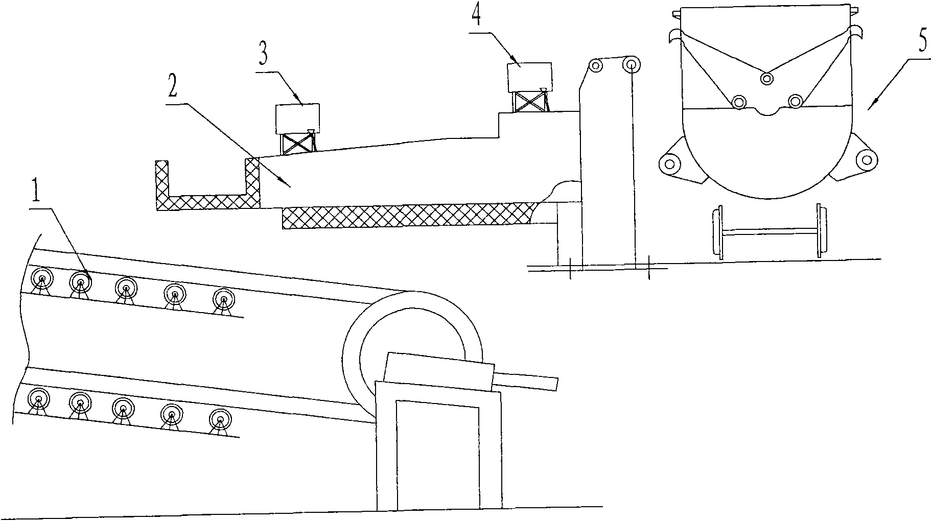 Method for smelting ultra-low sulfur, silicon and titanium grey nodular cast iron by pig iron