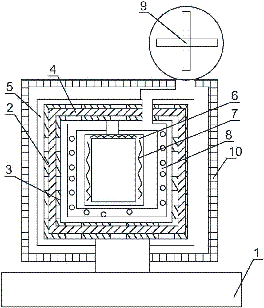 Coating air-drying equipment based on air filtration system