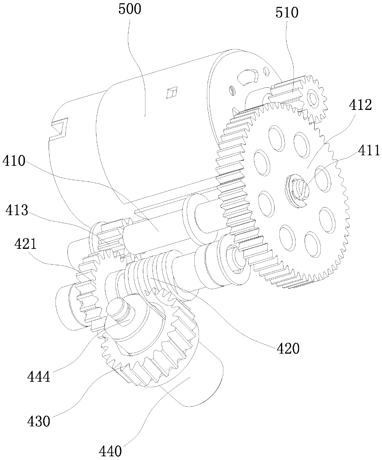 Gear shifting actuator with manual unlocking function