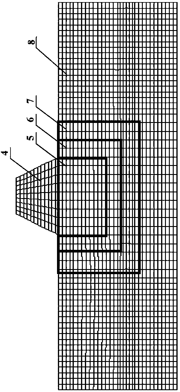 Method for calculating and predicating post-construction settlement of suspension seawall