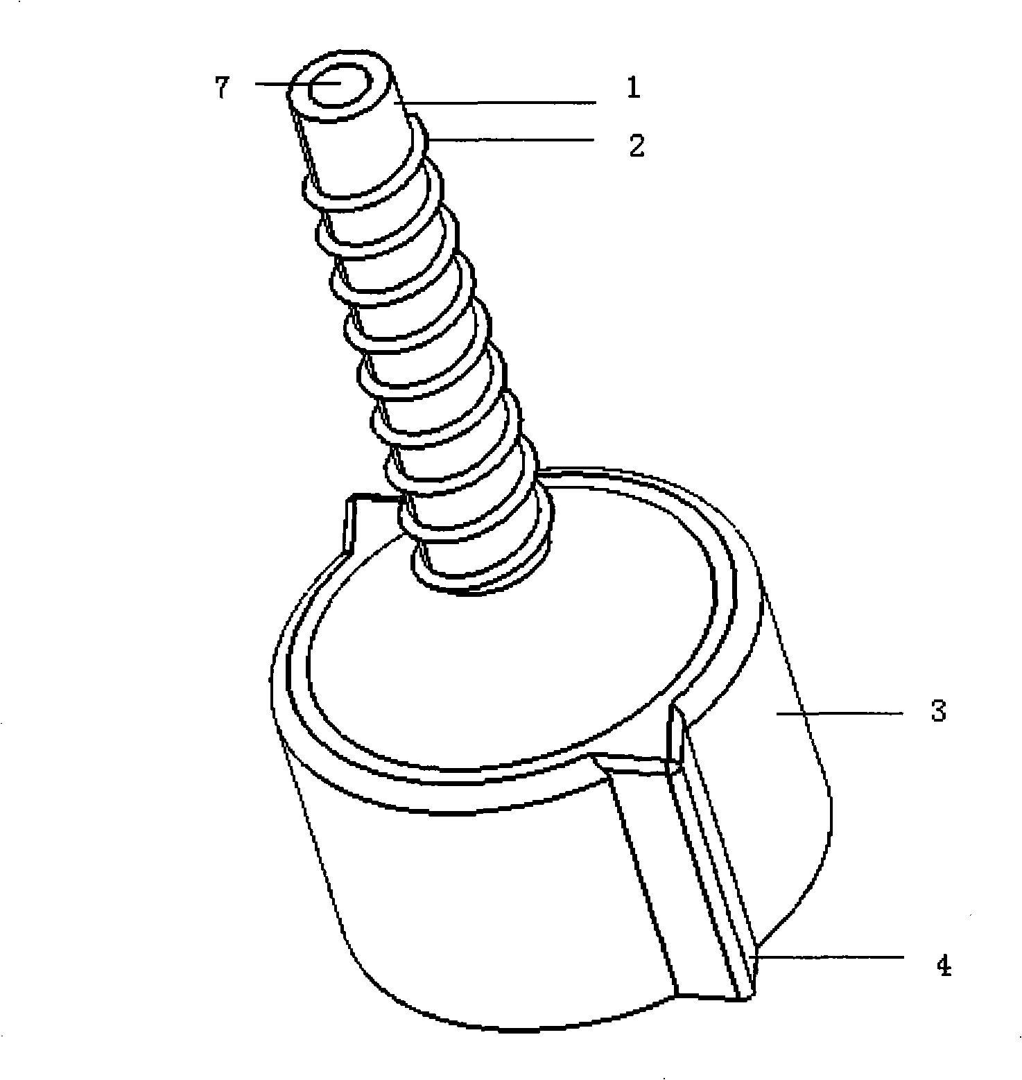 Environmental protection trunk liquid-injection guiding device
