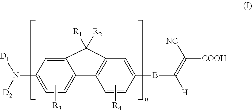 Dye compound and photoelectric component using the same