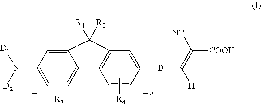 Dye compound and photoelectric component using the same