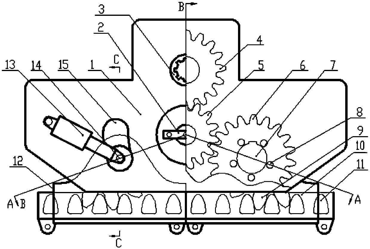 Multi-output type coal mining machine traveling mechanism with adjustable height