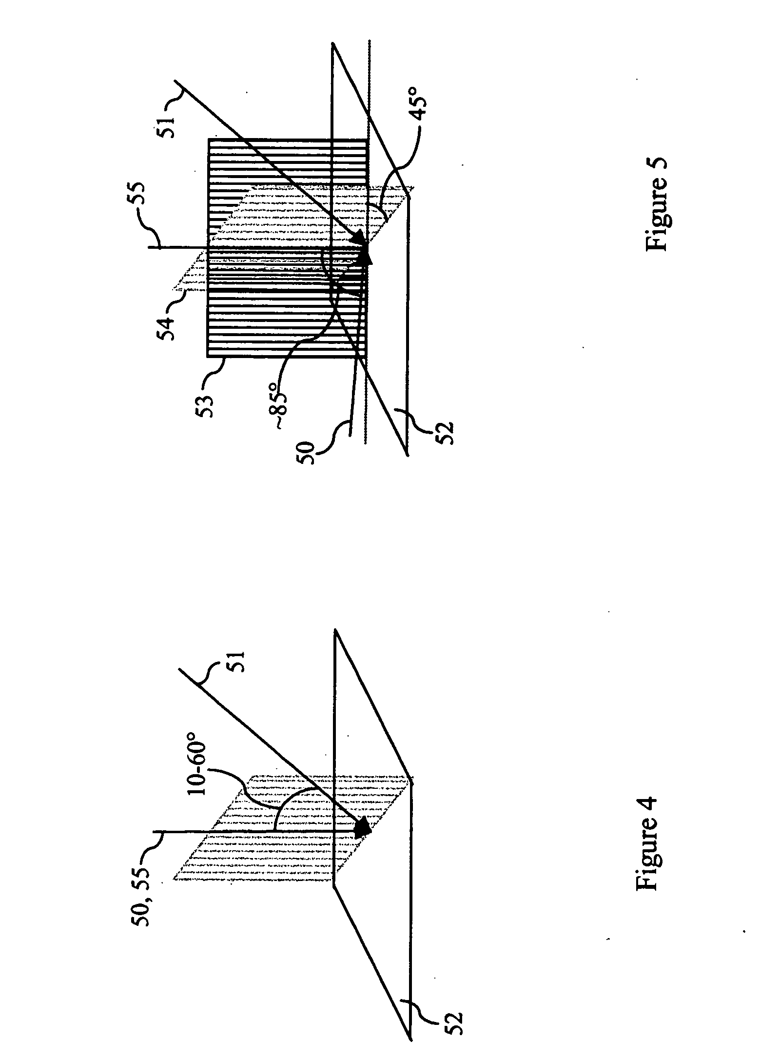 Biaxially-textured film deposition for superconductor coated tapes