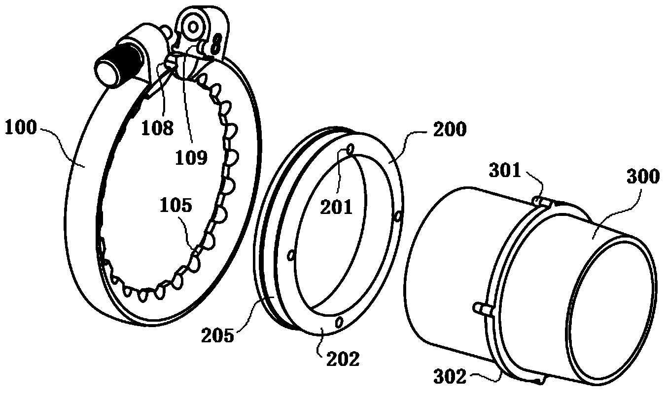 Foreskin loop ligaturing device capable of preventing postoperative edemas