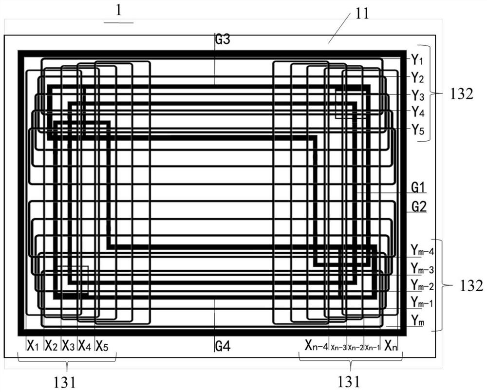 Independent double-coil wireless passive electromagnetic antenna board wiring system and working method thereof