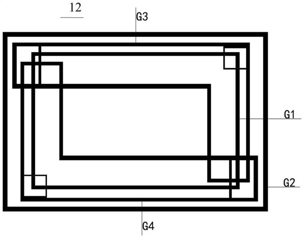 Independent double-coil wireless passive electromagnetic antenna board wiring system and working method thereof