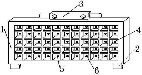 Ice cube tray auxiliary structure for assisting ice cubes in falling through ice cube tray swinging