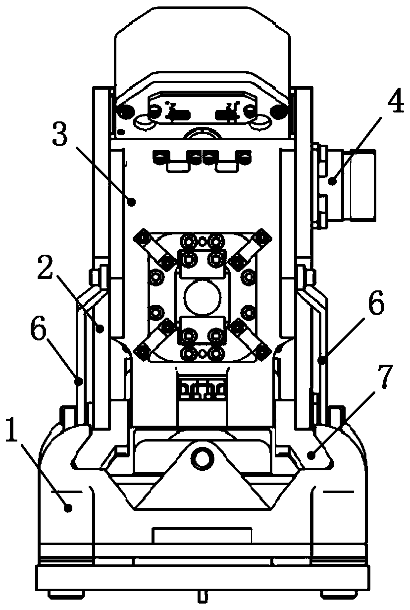A tie rod device for on-rail maintenance of rolling support components