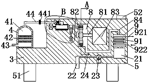 Steam waste heat recovery device