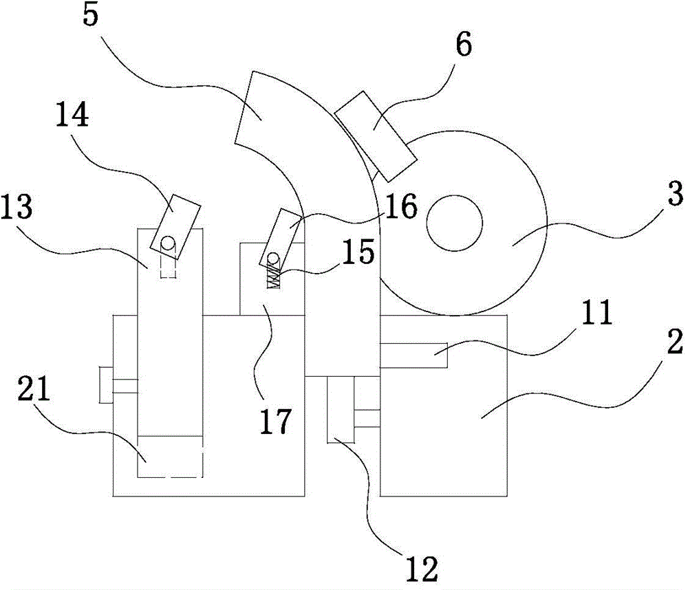 Sectional type bending machining device based on positioning control