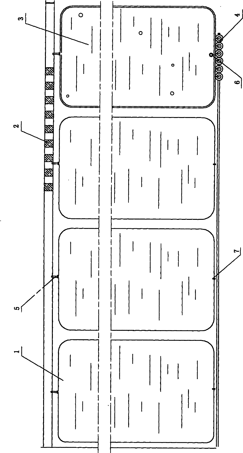 Method and system for regulating water quality of pool complex culture