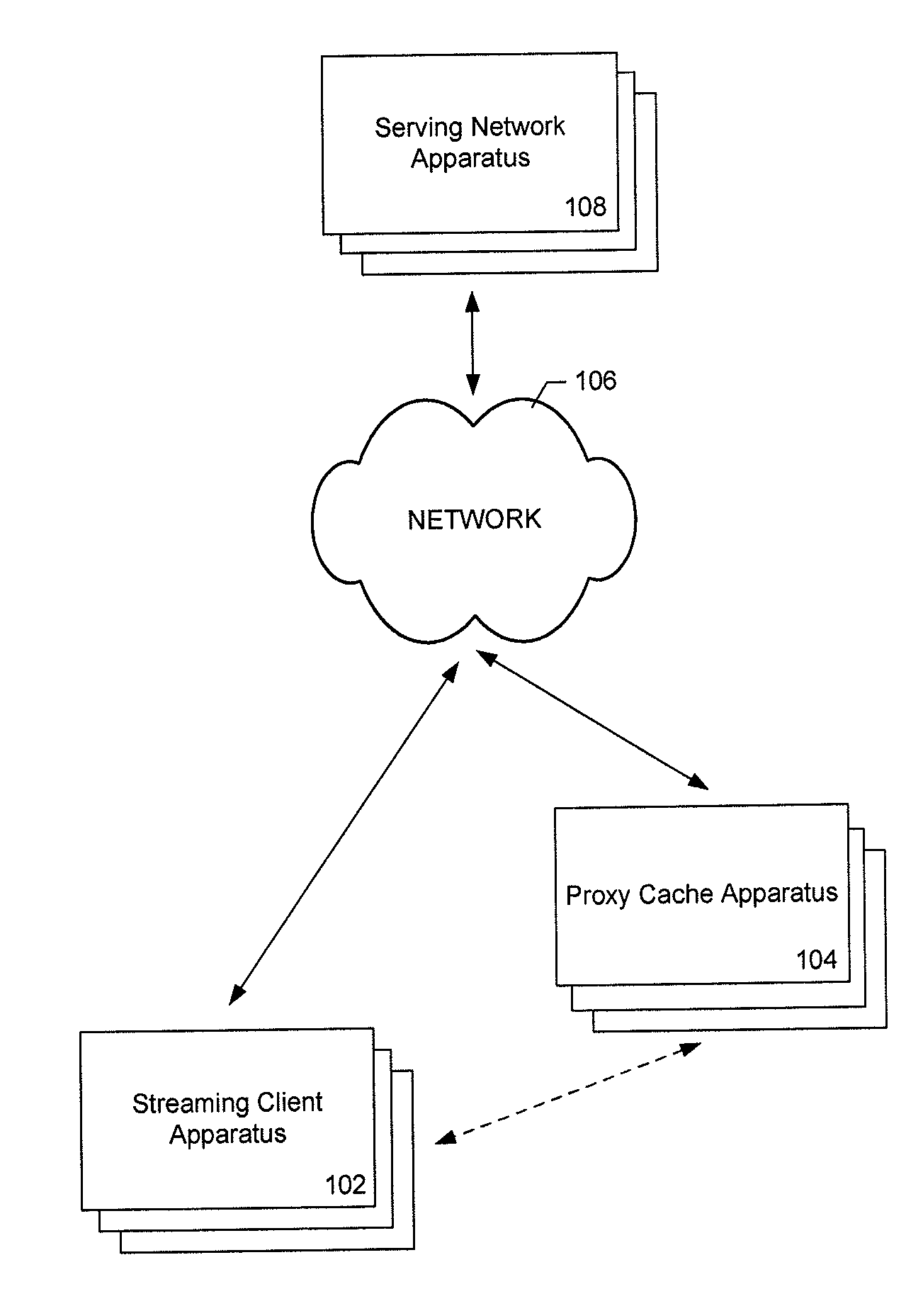Method and apparatus for flexible caching of delivered media