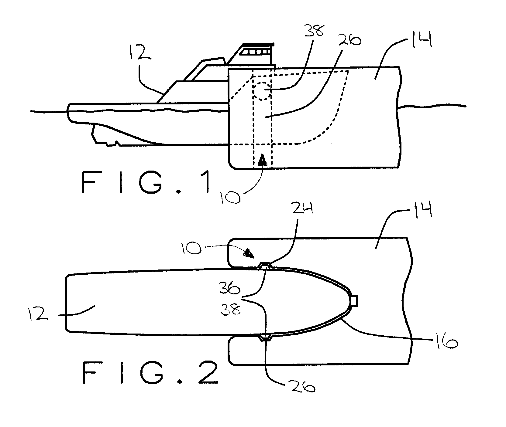 Tooth and friction lightering arrangement